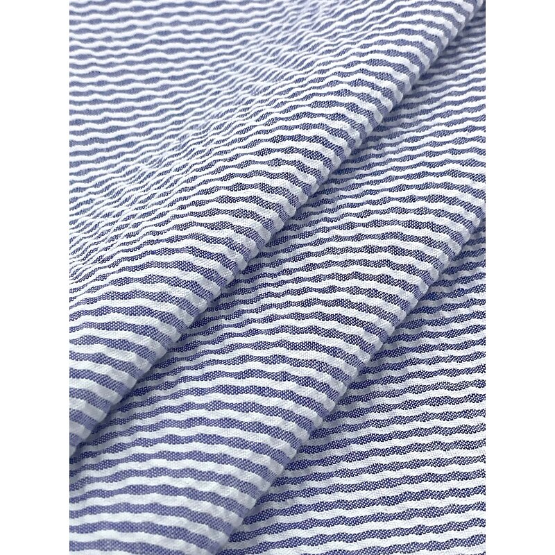 Men's Blazer Jacket Sport Coat Notch Collar Fashion Lightweight Striped Blazer Navy Blue Standard Fit3