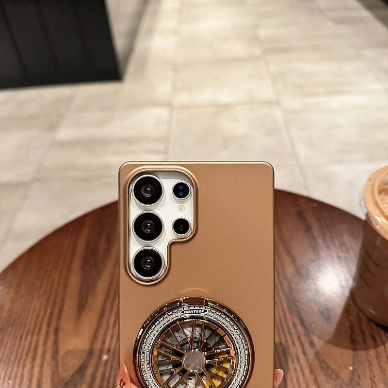 Phone Case For Samsung Galaxy S25 Ultra Plus Back Cover with Stand Holder Shockproof Retro PC2