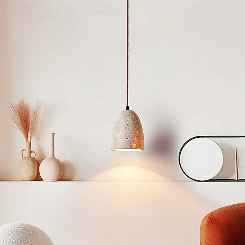 12 cm Pendant Lantern Design Geometric Shapes Pendant Light Stone Artistic Style Vintage Style Classic Style Vintage Traditional / Classic 110-120V 220-240V4