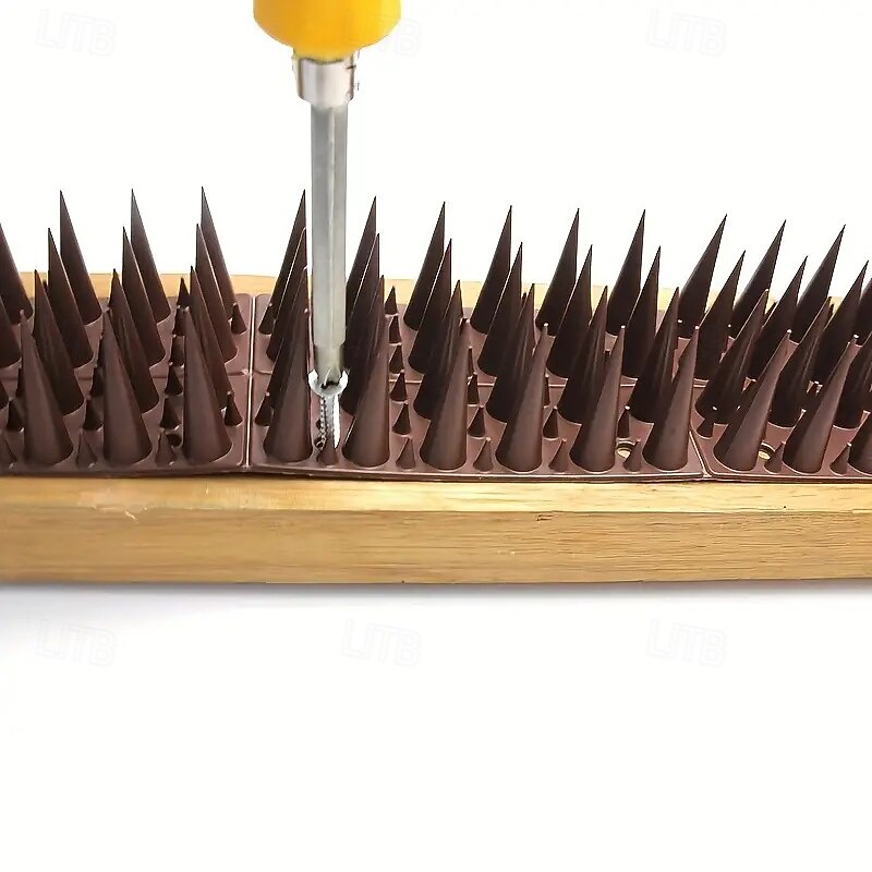 9.8 ft. 4 Lines of Anti-stinger Anti-stinger Anti-pigeon Anti-theft Weapon Bird Nail Window Sill Balcony Flower Pot Fence Wall Bird Nail2