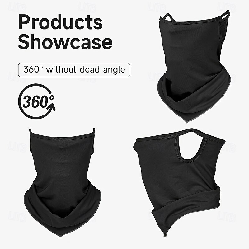 Sun UV Protection Face Mask Neck Gaiter Windproof Scarf Sunscreen Breathable Bandana Balaclava for Sport Outdoor3