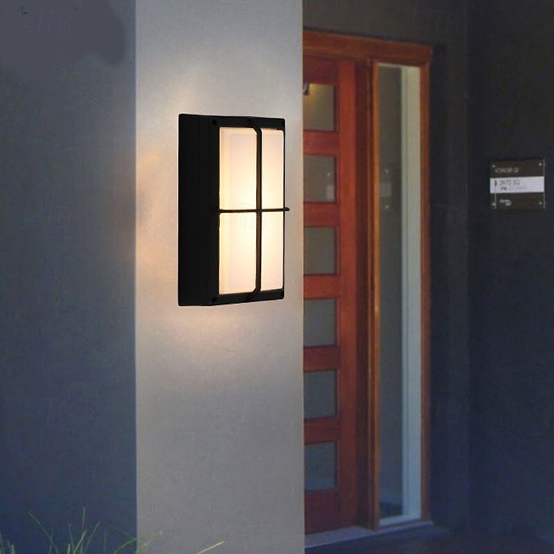 Wall Light Outdoor Indoor LED Outdoor Wall Light 10W 1000LM, Falling Outdoor Wall Light IP65 Waterproof Modern Aluminum Wall Light3