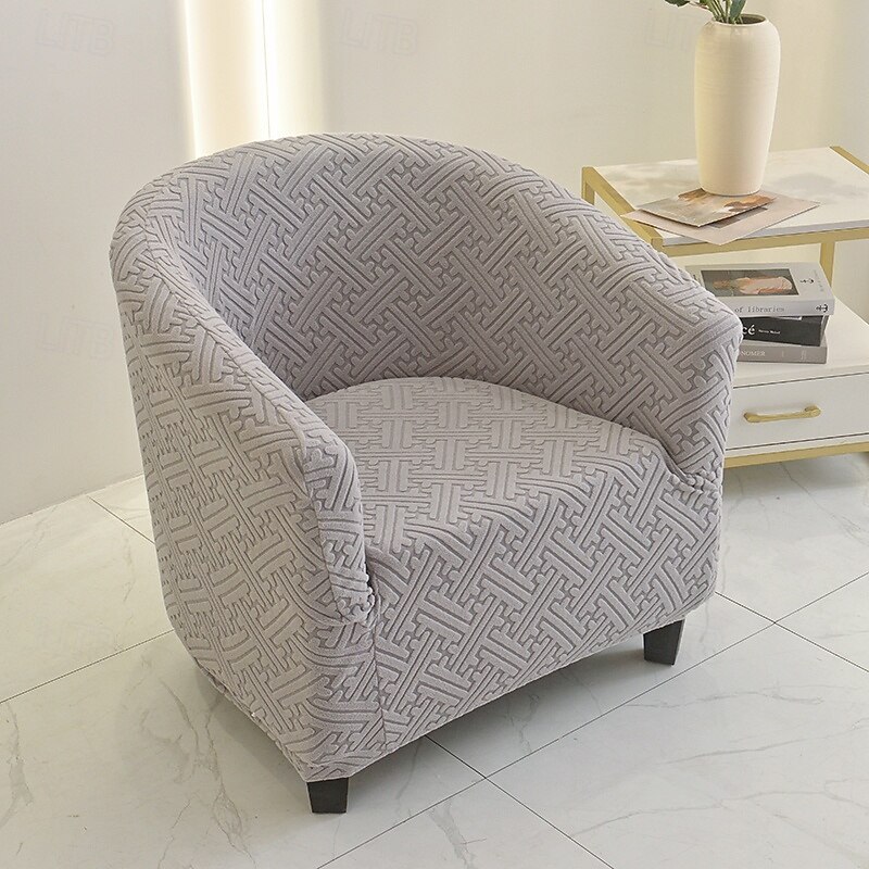 Stretch Sofa Armchair Club Chair Cover Slipcover Washable Single Sofa Seat Cover Easy-install Home Furniture All-Round Protection Cover NEW