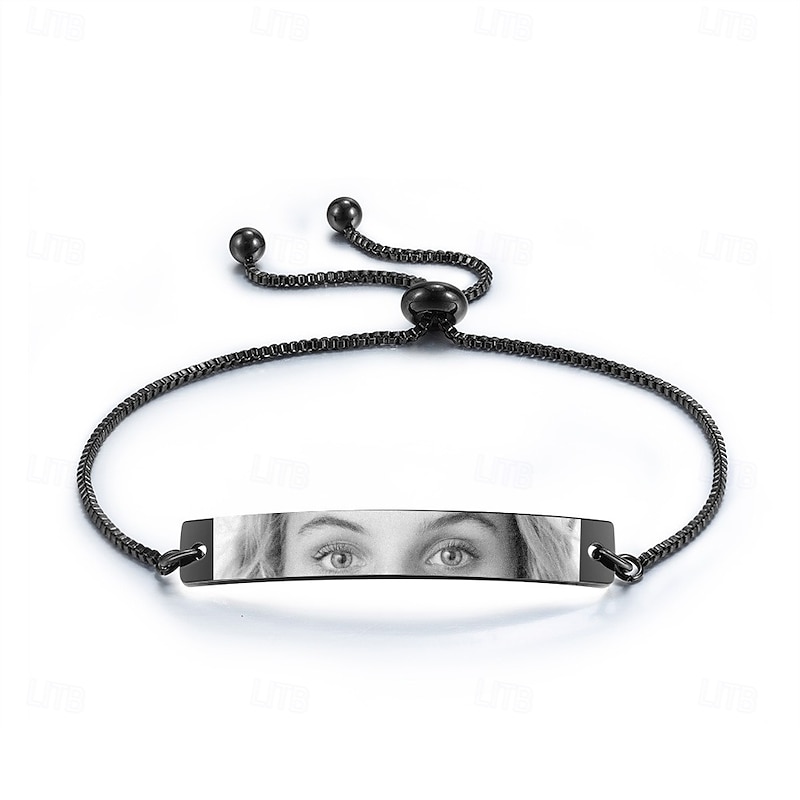 Personalized Eye Photo Bracelet Custom Best Gift for Wife, Lover, Mom, Dad, Grandparents, Unique Keepsake for Mothers Day, Womens Day, Valentines Day, Christmas, Anniversary, Birthday