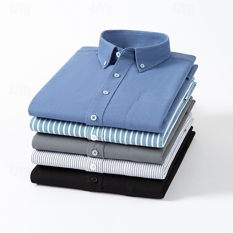 Men's Shirt Summer Shirt Casual Shirt Beach Shirt Button Up Shirt Black Blue Gray Short Sleeve Plain Lapel Vacation Hawaiian Pocket Clothing Apparel 100% Cotton Fashion Casual Comfortable