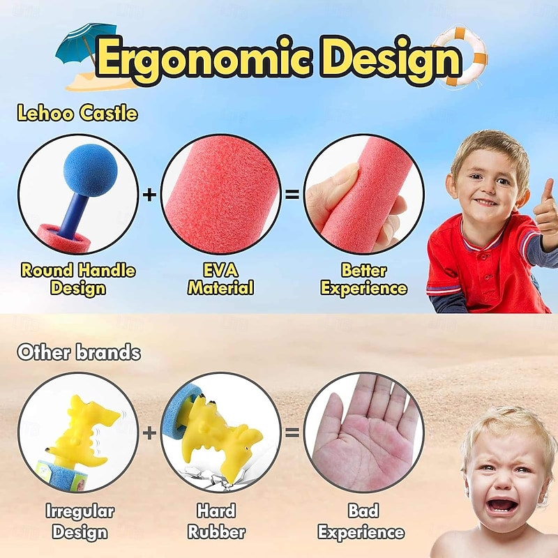 Water Guns 12 Pack Super Water Blaster Soaker Gun Set Foam Squirt Guns Swimming Pool Outdoor Toys Beach Summer Party Games for Kids Adults2