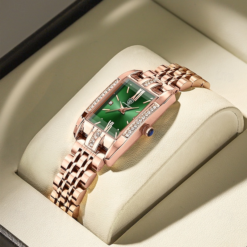 Women Quartz Watch Retro Vintage Rhinestone World Time Decoration 304 Stainless Steel Stainless Steel Strap Watch2