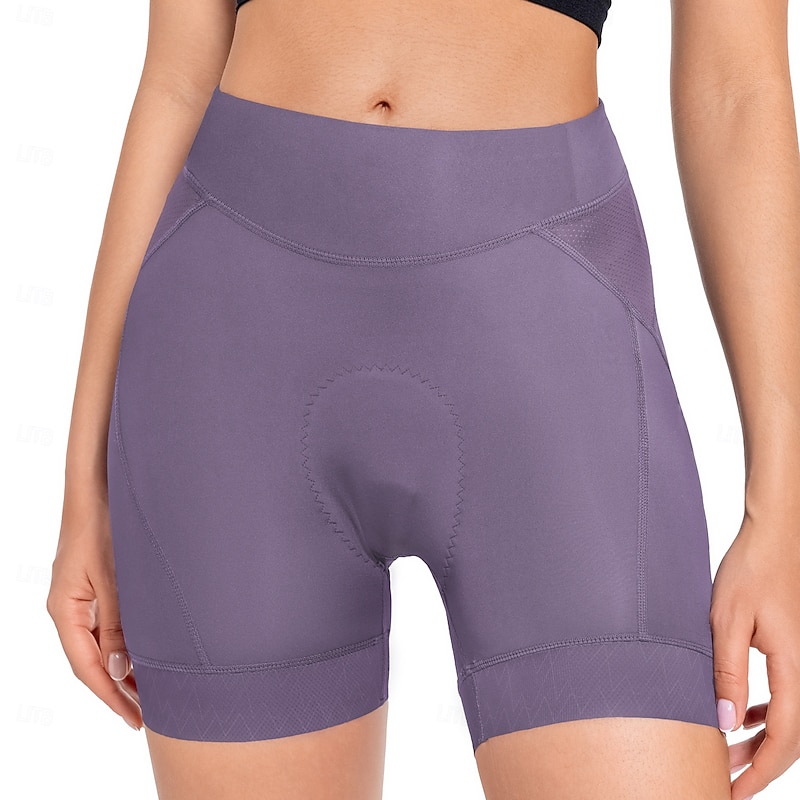 Arsuxeo Women's Solid Color Cycling Road Shorts Cycling Underwear Shorts Cycling Pants Bike Shorts Tights Form Fit Mountain Bike MTB Road Bike Cycling Sports Reflective Strips Wicking Comfortable