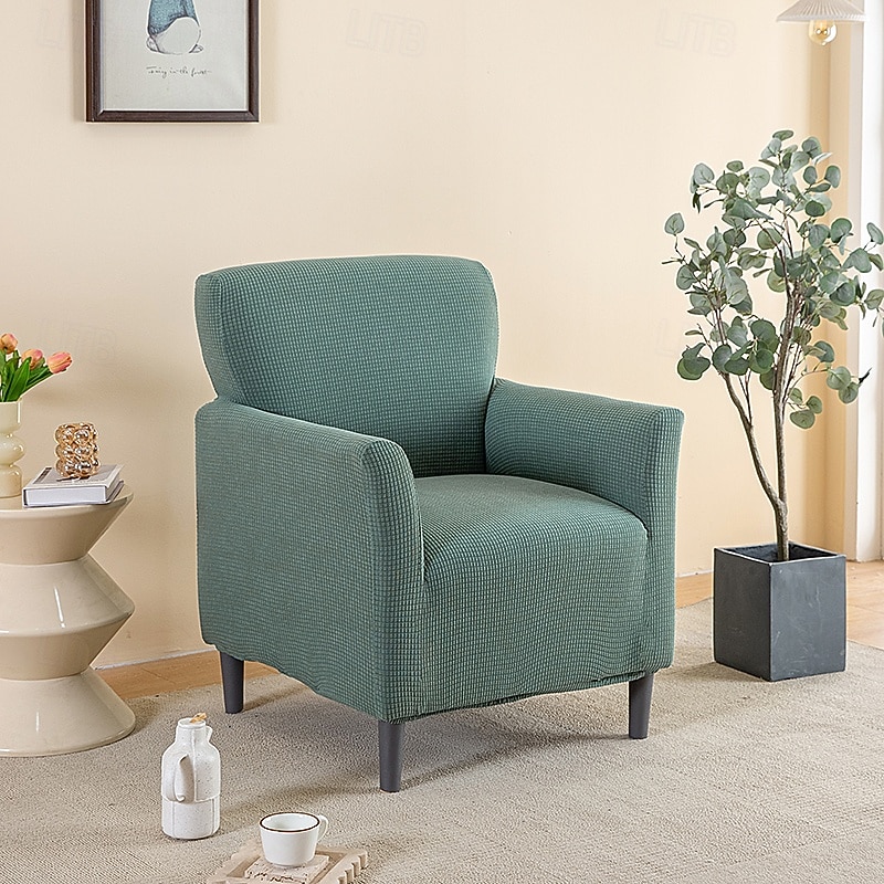 Wterproof Stretch Sofa Armchair Cover Slipcover Washable Single Sofa Seat Cover Easy-install Home Furniture All-Round Protection Cover NEW3