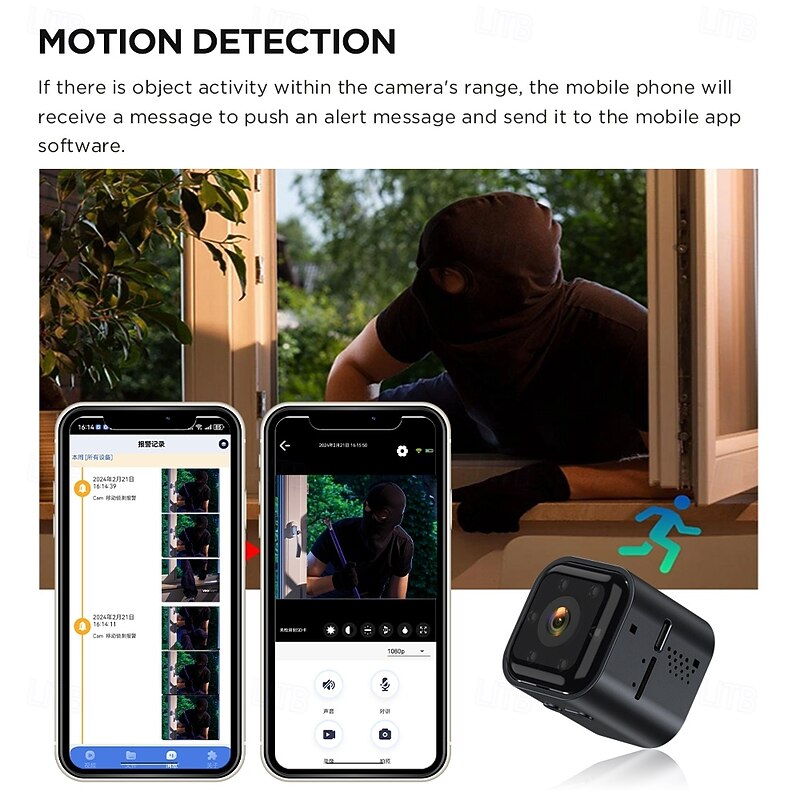 A3 1080P Mini IP WiFi Camera Night Vision Surveillance Cam with Two Way Intercom Audio Video Security for Home Monitoring2
