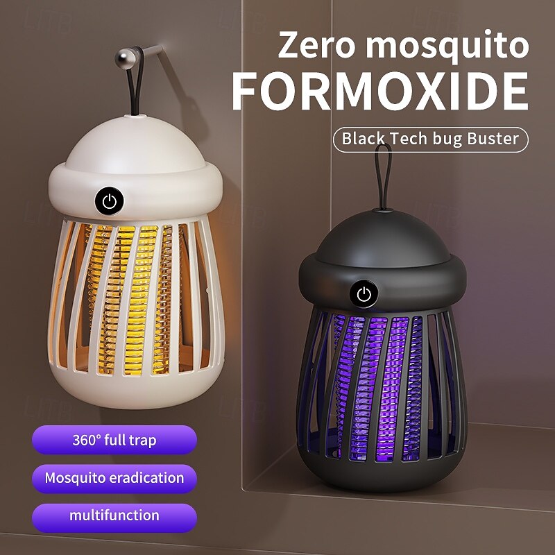 Mosquito Killer Lamp, Indoor And Outdoor Mosquito Killer Lamp, Dual Color Light Source, Jellyfish Appearance Ambient Light
