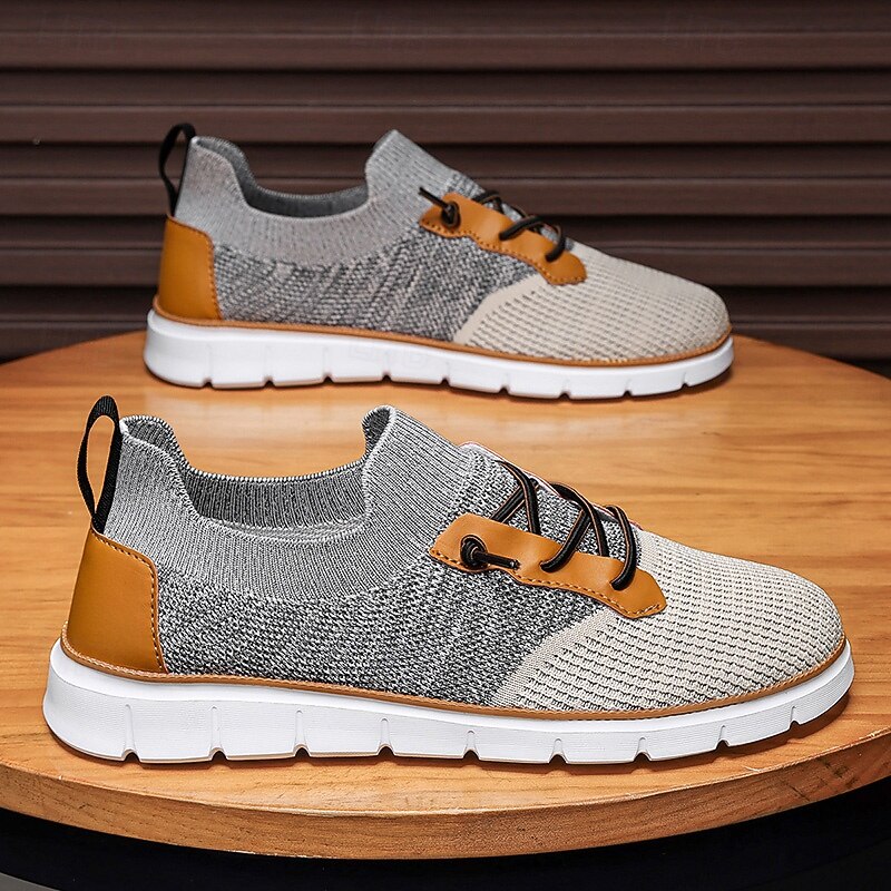 Men's Knit Athletic Sneakers – Lightweight Breathable Running and Walking Shoes for Gym, Work and Travel2