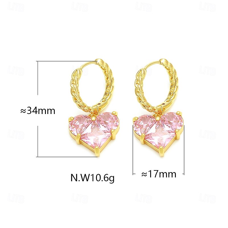 Heart Earrings Gift for Mom, Wife, Girlfriend, or Best Friend – Thoughtful Jewelry for Mother's Day, Valentine's Day, Christmas, Anniversary, Birthday – Elegant and Versatile Earrings for Any Occasion4