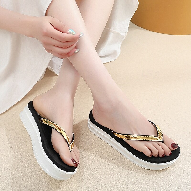Summer Slippers Cute Lightweight Summer Flat Sandals and Slippers Women's Beach Travel Princess Fashion Flip Flops4