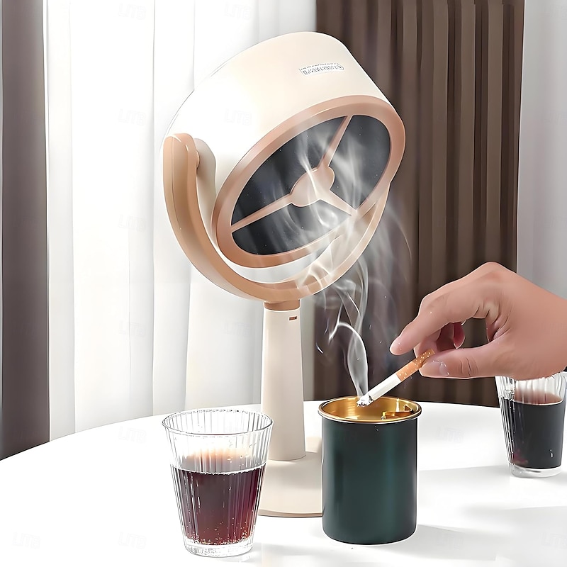 Portable Range Hood, Mini Smoke Extractor for Home Kitchen, High Suction Small Indoor Vent Hood for Hot Pot BBQ Cooking, Includes 2 Replaceable Filters, Smoke Purifier for Indoors