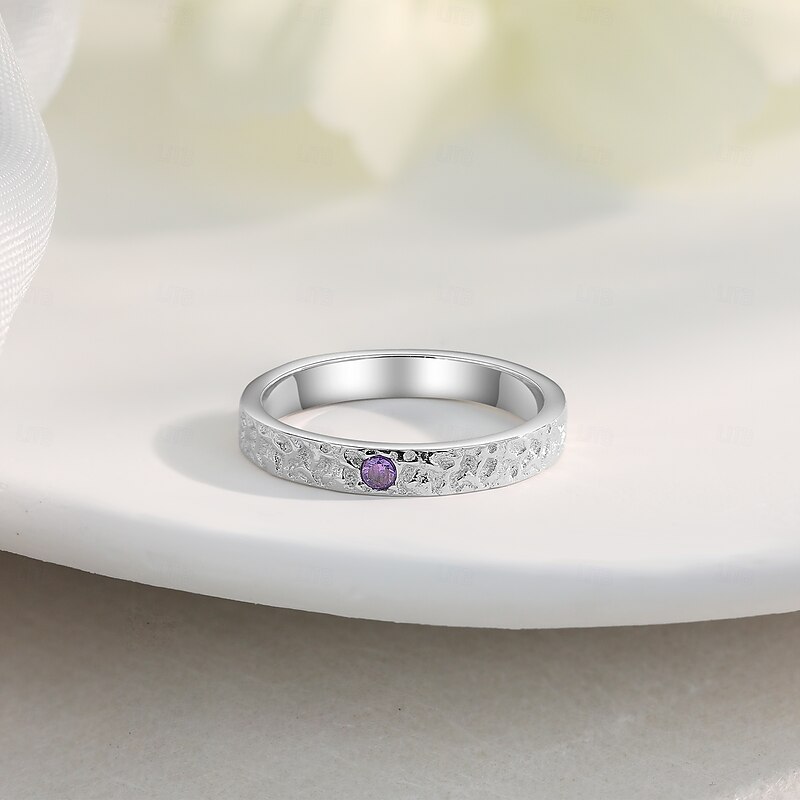 Personalized Birthstone Ring for Women, 12 Month Zodiac Protection Ring, Custom Lucky Jewelry Gift for Mom, Girlfriend, Wife, Ideal for Mother's Day, Valentine's Day, Christmas, Birthday, Anniversary4