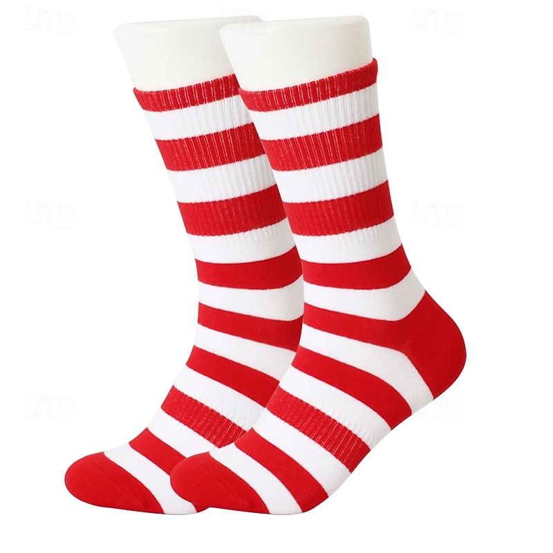 American Flag Socks For Men Or Women 4th July Middle Socks Star And Stripe Patriotic Freedom Day Gifts4