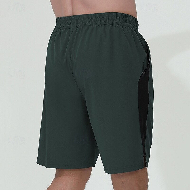 Men's Running Shorts Outdoor Regular Fit Quick Dry Breathable Shorts Drawstring Elastic Waist Black Royal Blue Camping / Hiking Hunting Climbing S M L XL XXL 9