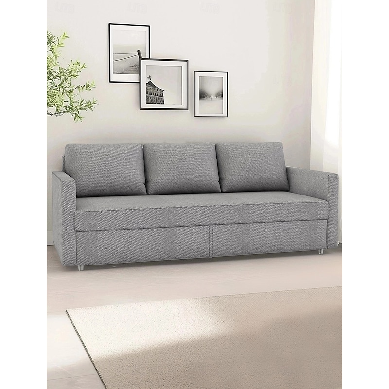 Sofa Bed Cover Futon Cover Solid Color Quilted Polyester Slipcovers FRIHETcover LITB PRIME cover2