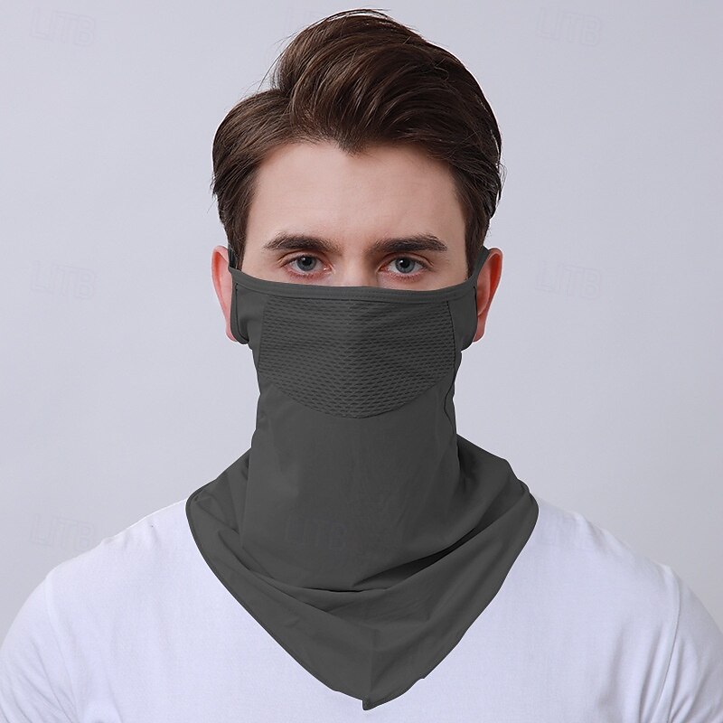 Sunscreen Mask Mesh Mask Anti-ultraviolet Half-face Mask Neck Protection Artifact Summer Thin Sunshade2