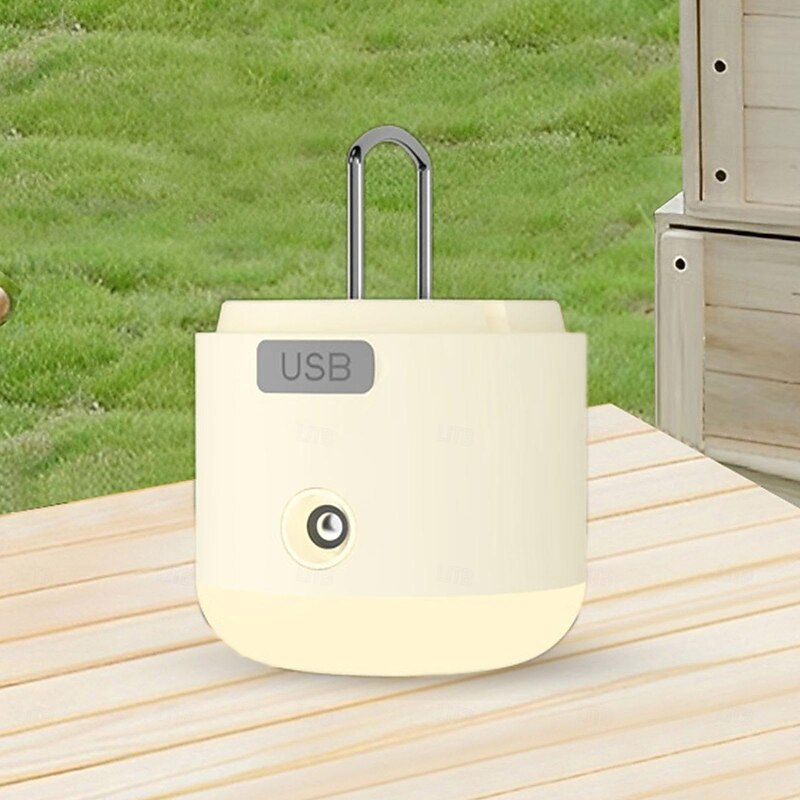 1 Pc Outdoor Camping Light Fan Multi-Function Spray Four Gear Dimming Two Gear Dimming Usb Charging Suspension Hook3