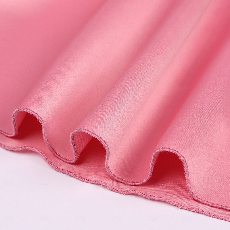 Kids Girls' Party Dress Graphic Sleeveless Performance Special Occasion Princess Sweet Polyester Party Dress Summer Spring kids Pink4