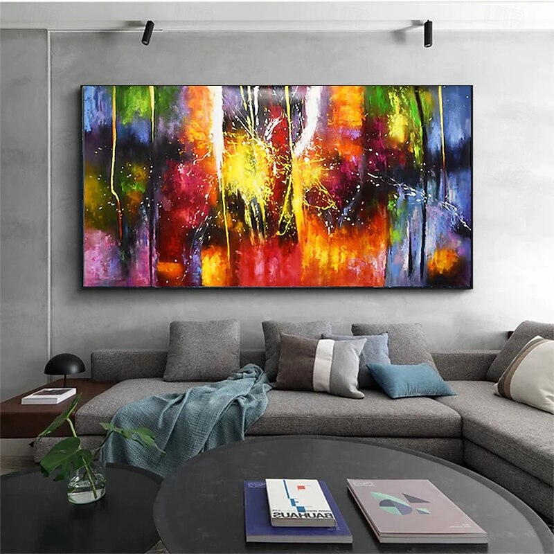 Hand painted Acrylic Oli Painting Large Picture Canvas painting handmade Canvas Art Oversize Handpainted abstract  Acrylic Painting Canvas Abstract artwork for bedroom living room hotel wall decora2