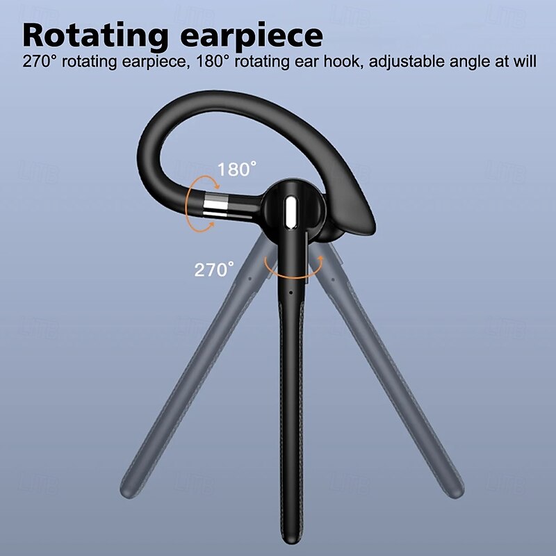 YYK-526 True Wireless Headphones TWS Earbuds, Ear Hook Bluetooth 5.3, Ergonomic Charging Box, Long Battery for Travel, Office, Cycling4