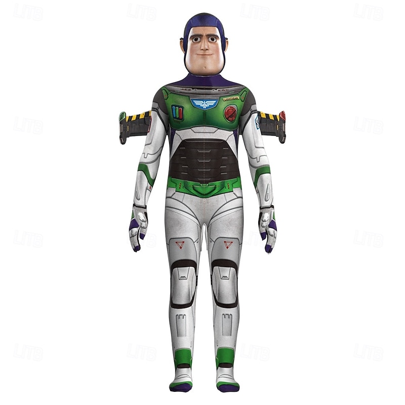 Buzz Lightyear Jumpsuit Bodysuits Onesie Costume Party Cosplay Movie Cosplay for Men's Boys Kid's Adults' Halloween Event / Party4