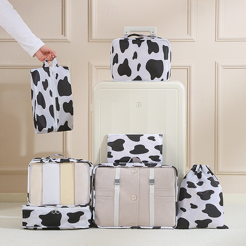 Compression Packing Cubes for Travel, 6 Set Travel Packing Cubes for Suitcases, Compression Suitcases Organizers Bag Set for Travel Essentials, Lightweight Packing Organizers with Shoe Bag3