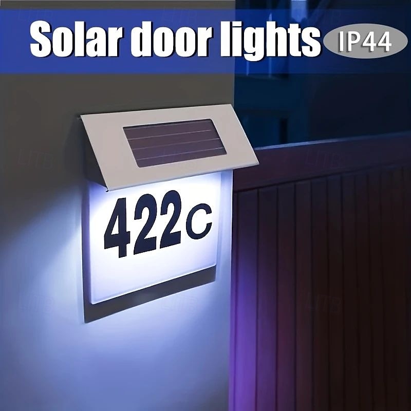 1PC Solar 4LED Address Lights Wall Lights Suitable for Home Garden Street Courtyard and House A Warm Gift for Friends2