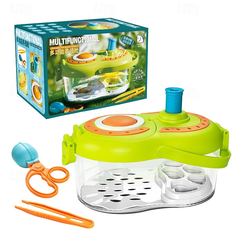 Insect Observation Box Multifunctional Breeding Cabin Observation Device Insect Catching Magnifying Glass Scientific Experiment Children's Toy - Main Image