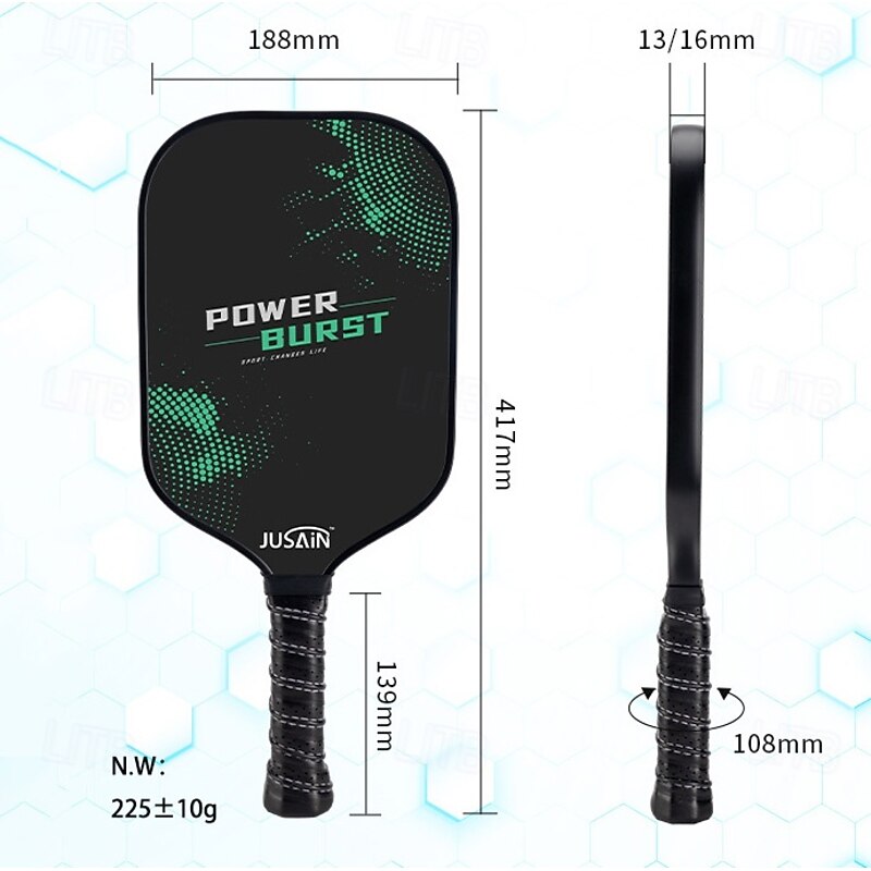 Pickleball Paddle Carbon Fiber Material Pickleball Sports Set3