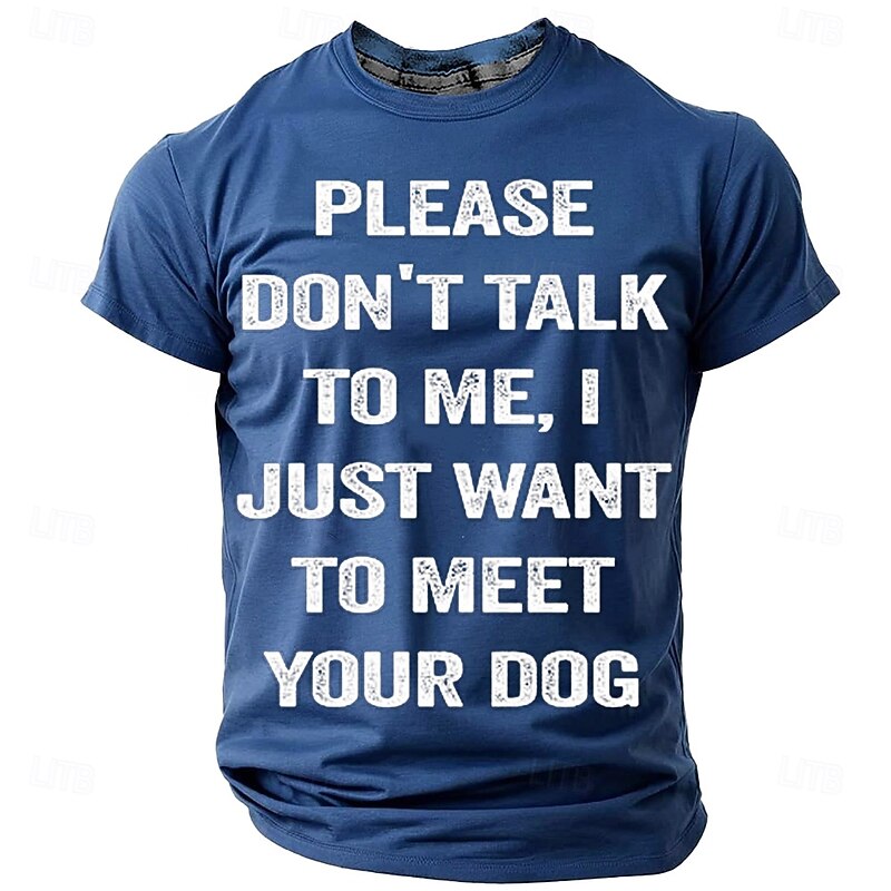 Men's Offensive Sarcasm T Shirt Short Sleeve T shirt 3D Print Crew Neck Shirt Fashion Daily Casual Street Casual Daily Black Red Blue Summer Spring Clothing Apparel S M L XL XXL XXXL3