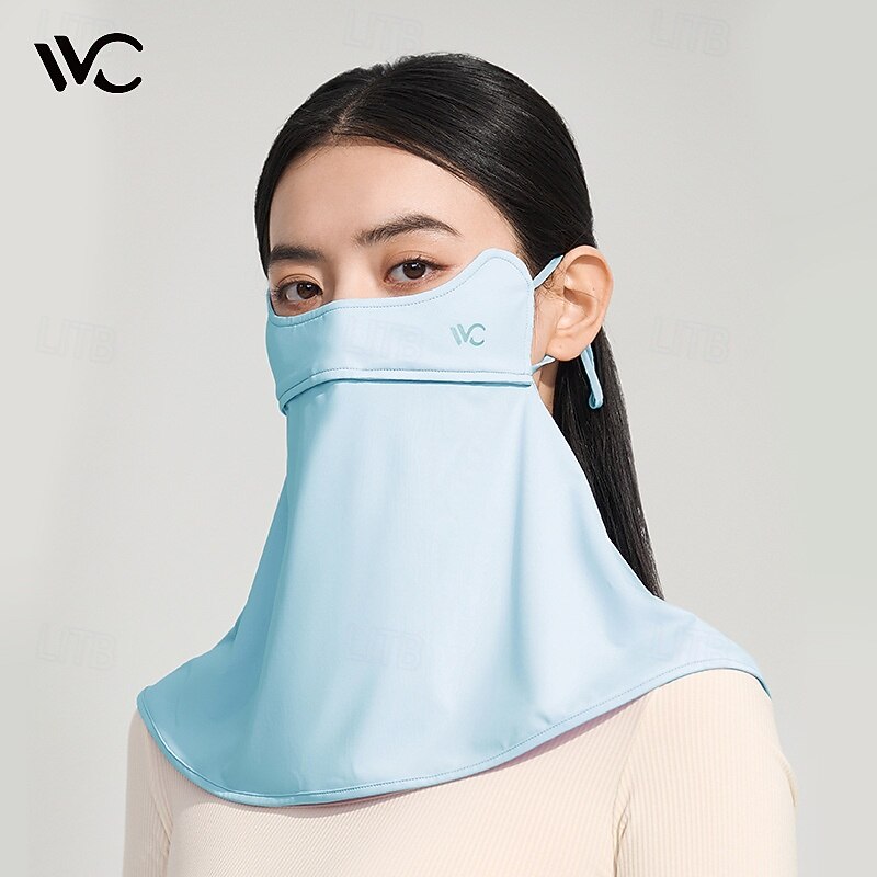 Sunscreen Mask Female Summer Eye Protection Anti-ultraviolet Mask Cycling Sunshade Neck Protection Integrated Facekini Face Mask
