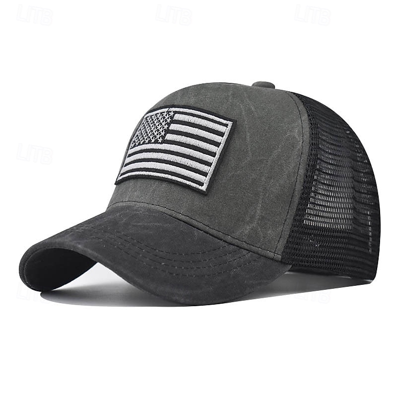 American Flag Baseball Cap for Men Women Low Profile USA Army Tactical Operator Military Plain Dad Hat4