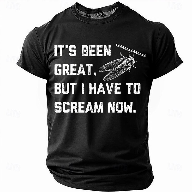 Men's Animal Funny T Shirt Short Sleeve T shirt 3D Print Crew Neck Round Neck Shirt Fashion Daily Casual Street Casual Daily Black White Red Summer Spring All Seasons Clothing Apparel S M L XL XXL2