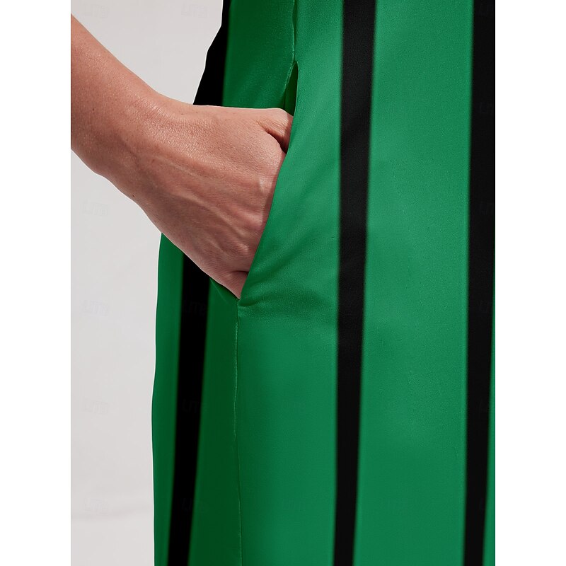 Women's Golf Dress Green Sleeveless Ladies Golf Attire Clothes Outfits Wear Apparel4