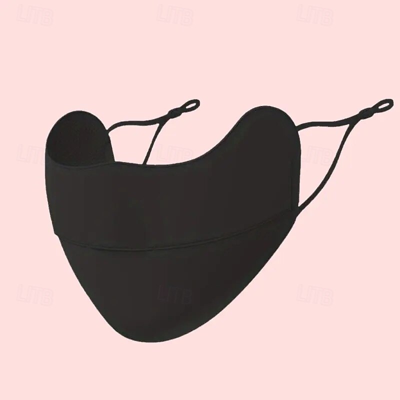 Silk Sunscreen Mask For Women 3D Stereo Eye Protection Summer Breathable Anti-ultraviolet Mask Thin3