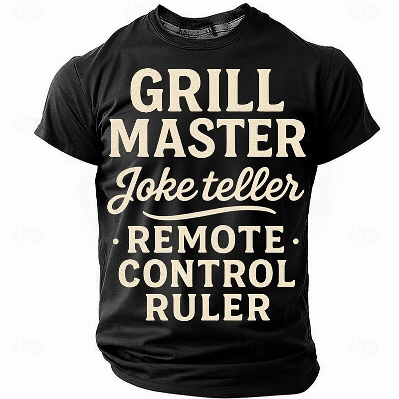 Men's Dad Jokes T Shirt Short Sleeve T shirt 3D Print Crew Neck Shirt Fashion Daily Basic Street Casual Daily Black Blue Green Summer Spring All Seasons Clothing Apparel S M L XL XXL XXXL