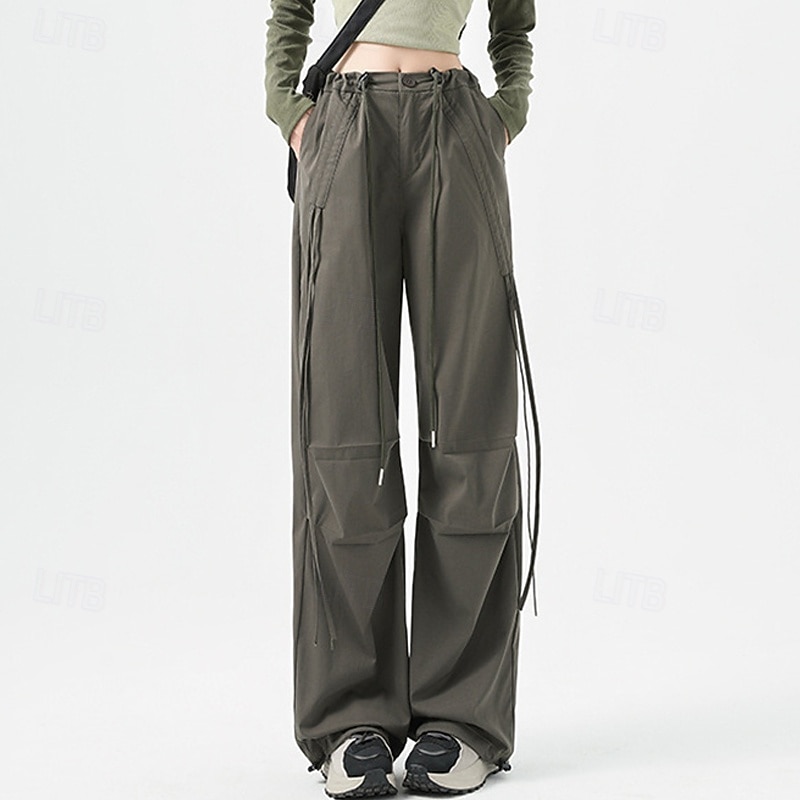 Women's Hiking Pants Trousers Work Pants Tactical Pants Outdoor Regular Fit Quick Dry Pants / Trousers Elastic Waist Dark Grey Black Hunting Climbing Camping / Hiking / Caving S M L XL