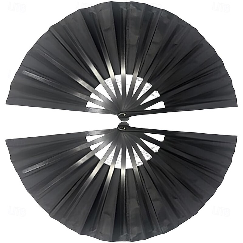 2pcs Boots on The Ground Fan Clap Fans for Line Dancing Large Folding Hand FanPartyDance Enthusiasts Gift