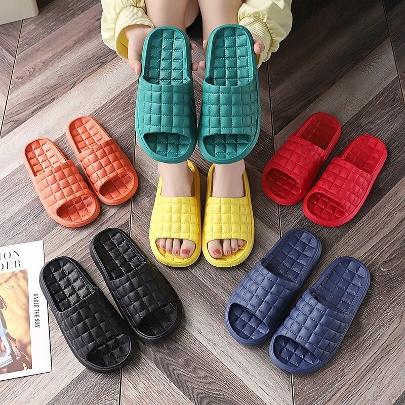 Slippers Female Indoor Bathroom Bath Non-Slip Soft Bottom Fashion Home Couple Sandals and Slippers Male Summer