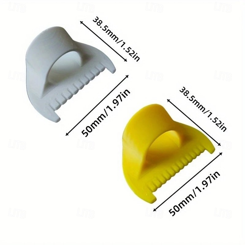 1pc Edge Sewing and Lockranding Tool for Beginners and Seniors, DIY Sewing Assist Tool, Home Sewing Template Accessory for Fabric, Handcraft, and Quilting, with Thimble2