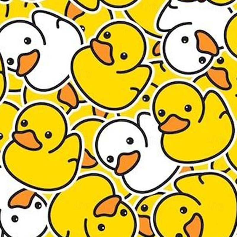 Men's Animal Funny Duck Lined Shorts 2 in 1 Board Shorts Swim Shorts Mid Waist Hawaiian Vacation Holiday Beach Wear Side Pockets With Compression Liner Elastic Drawstring Waist Designer Clothing3