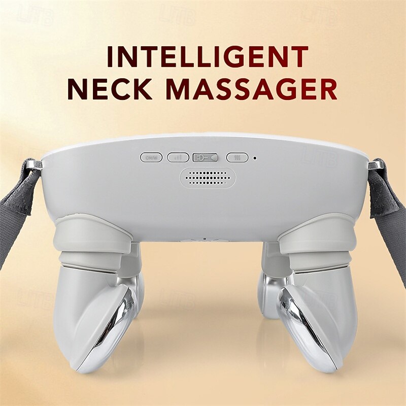 Wireless Shiatsu Neck and Shoulder Massager with Red Light Hot Compress and Deep Tissue Kneading for Relaxation​4