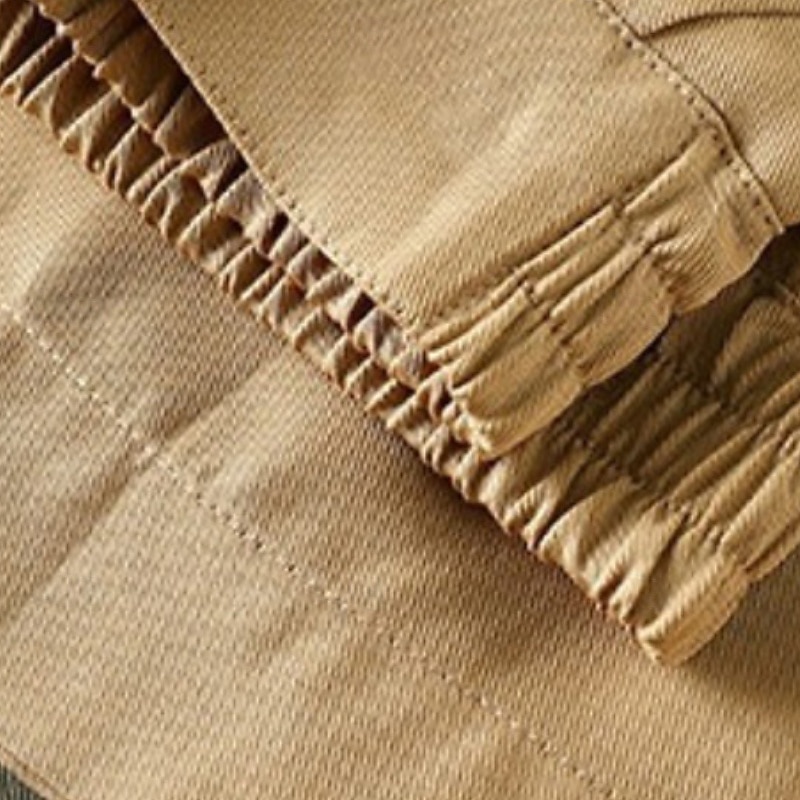 Women's Cotton Linen Pants Slacks Crop Fashion Streetwear Knee Length Natural Plain Pocket Elastic Waist Comfy Outdoor Comfortable Outdoor Vacation Street Black Army Green Khaki Summer Regular Fit3