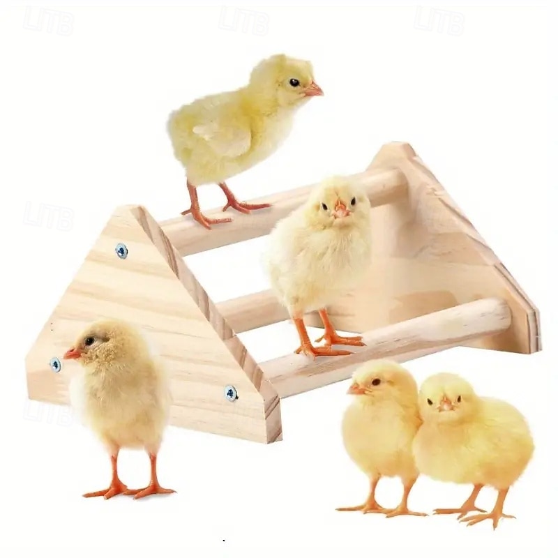 Sturdy Pine Chicken Perches Ideal Roosting Sticks and Jungle Fitness Equipment for Coops and Brooding Cages Chicks and Parrots