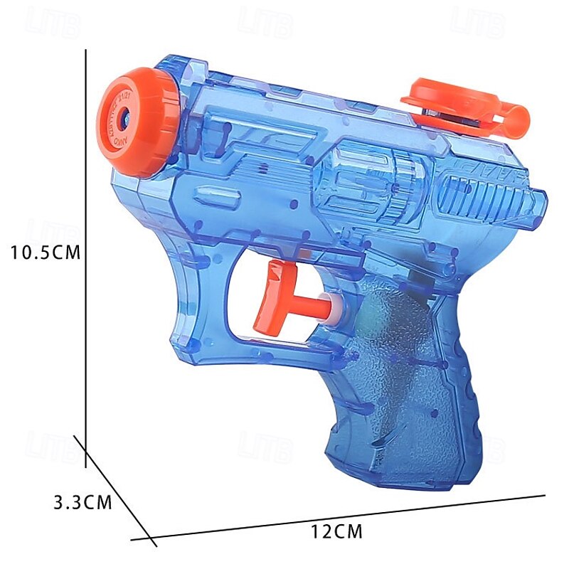4 Pack Water Gun for Boys and Girls Colorful Water Squirt Guns Small Toy Gun Plastic Pistol for Beach Water Park Swimming Pool Party Favors(Random Color)4