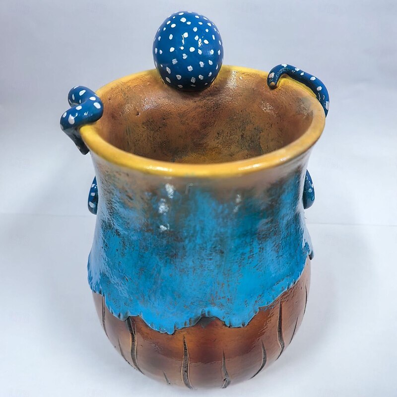 Deep Blue Octopus Mug, Resin Coffee Cup with 3D Tentacle Design, Nautical Themed Drinkware, Unique Gift for Ocean Lovers & Home Decor2